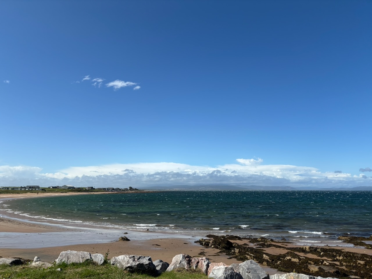 The beach at Portmahomack, Scotland